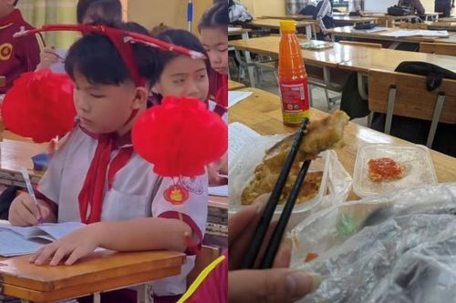 Hội học sinh đem 'dư vị Tết' đến lớp học cực hài