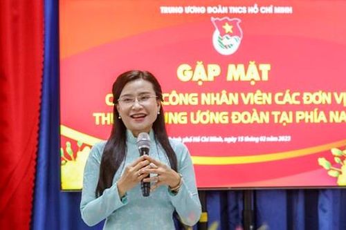 Bí thư Trung ương Đoàn gặp mặt đầu Xuân các đơn vị thuộc Trung ương Đoàn khu vực phía Nam