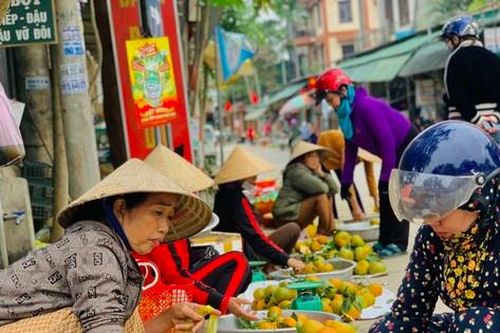 Đặc sản cam bù nhộn nhịp sau Tết, giá cao vẫn đắt khách