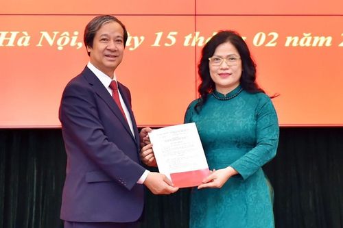 Công bố quyết định bổ nhiệm nữ Thứ trưởng Bộ GD-ĐT