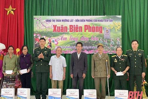Đồn Biên phòng Cửa khẩu Tén Tằn tăng cường dân vận, quản lý bảo vệ biên giới
