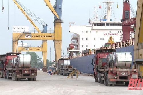 Gần 106.000 tấn hàng hóa lưu thông qua Cảng Nghi Sơn trong dịp Tết