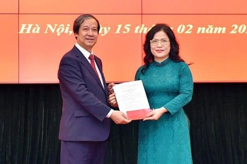 Công bố quyết định bổ nhiệm nữ Thứ trưởng Bộ Giáo dục và Đào tạo