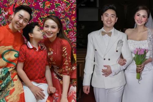 Hoa hậu Diễm Hương công khai chồng thứ 3 mới cưới, mối quan hệ con riêng với bố dượng thể hiện qua một chi tiết