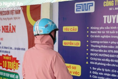 Hơn 10.000 việc làm ở Nghệ An chờ lao động trong những ngày đầu năm mới