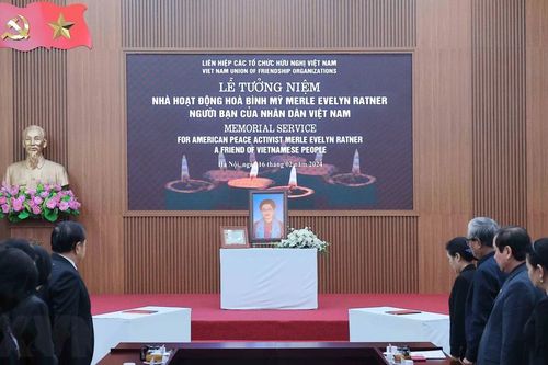 Tưởng niệm người bạn thủy chung của Việt Nam Merle Evelyn Ratner