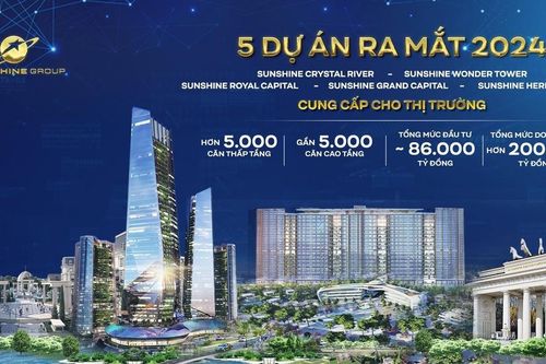 5 dự án Chủ tịch Sunshine Group công bố ra mắt năm 2024 có gì đặc biệt?