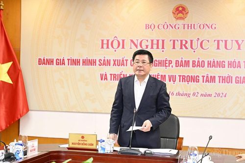 Bộ trưởng Nguyễn Hồng Diên: Sản xuất công nghiệp, bảo đảm hàng hóa cần tạo ra dư địa và xung lực mới