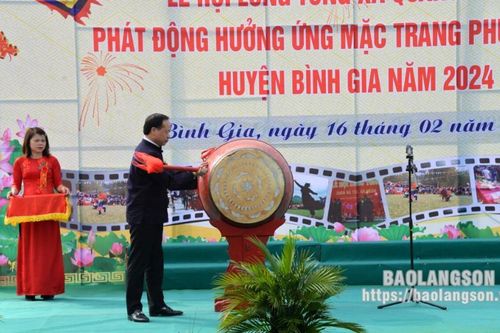 Bình Gia: Đặc sắc lễ hội Lồng tồng xã Quang Trung