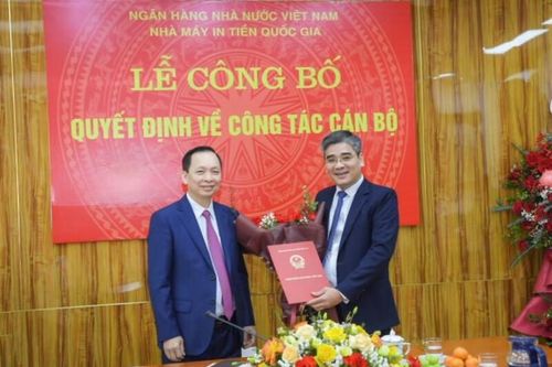 Bổ nhiệm mới Chủ tịch Hội đồng thành viên Nhà máy in tiền Quốc gia