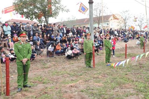 Bảo đảm an ninh, an toàn Lễ hội Tịch điền Đọi Sơn Xuân Giáp Thìn 2024