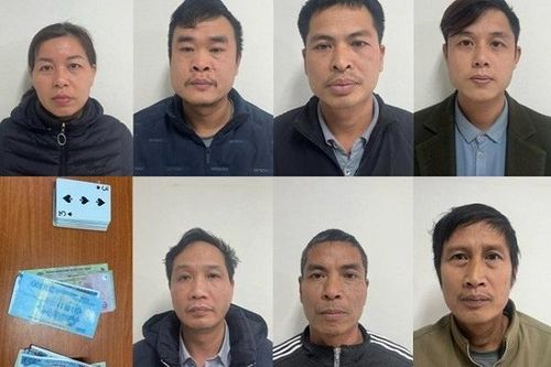 Bắt 7 người đánh bạc dưới hình thức 'chơi liêng'