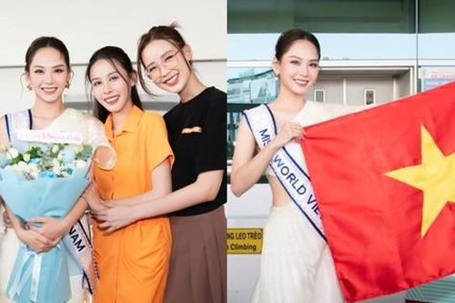 Hoa hậu Mai Phương bay sang Ấn Độ dự thi Miss World, mang theo những món đồ gì?