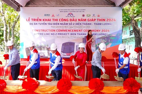 Triển khai thi công dự án Metro số 2 Bến Thành - Tham Lương