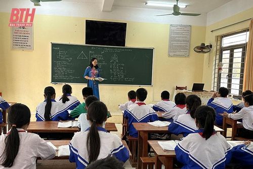 Trường THCS Nga Tân thi đua làm theo lời Bác