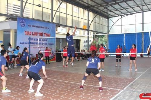 Giao lưu thể thao kỷ niệm 29 năm Ngày thành lập ngành Bảo hiểm xã hội Việt Nam