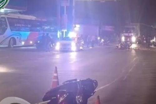 Bắt tài xế đâm liên hoàn phương tiện dừng đèn đỏ trên Quốc lộ khiến 1 người tử vong