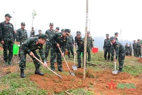 Binh chủng Đặc công tổ chức Lễ phát động 'Tết trồng cây đời đời nhớ ơn Bác Hồ'