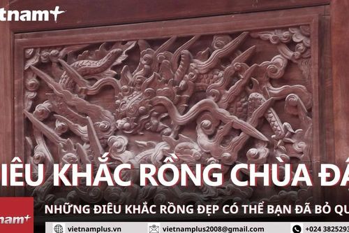 Chiêm ngưỡng những tạo tác hình tượng rồng đặc sắc tại Chùa Đậu