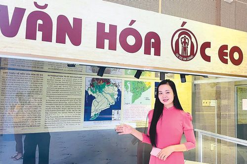 Người kể chuyện ở Khu di tích quốc gia đặc biệt Óc Eo - Ba Thê