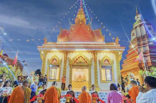 Bạc Liêu: Khánh thành bảo tháp chùa Xiêm Cán (X.Vĩnh Trạch Đông)