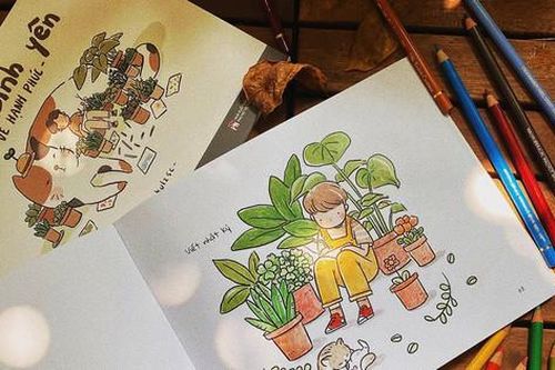 'Sống chậm' với sách tô màu