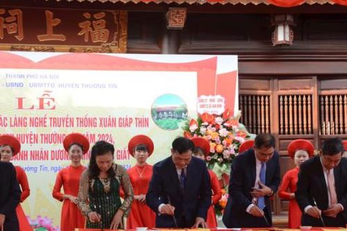 Thường Tín khai bút, khai xuân tại các làng nghề truyền thống