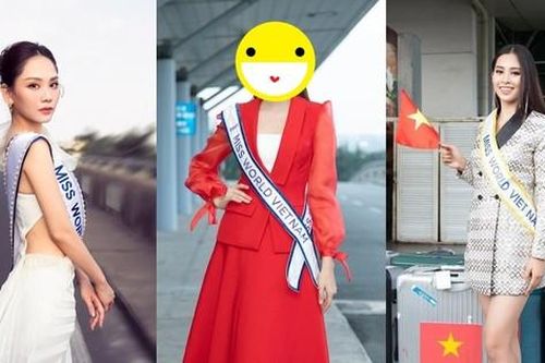 Mỹ nhân Việt chọn trang phục đồng điệu khi đi thi Miss World, trừ nàng hậu này