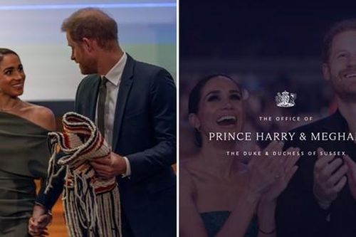 Vợ chồng Hoàng tử Harry - Meghan gây tranh cãi khi dùng lại phù hiệu Hoàng gia