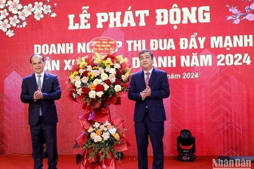 Doanh nghiệp tỉnh Thái Bình thi đua sản xuất ngay từ những ngày đầu năm mới