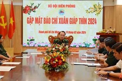 Bộ tư lệnh Bộ đội Biên phòng gặp mặt báo chí Xuân Giáp Thìn 2024