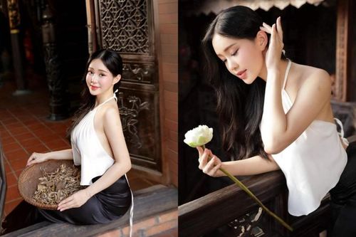 Diện áo yếm, gái xinh Gen Z khoe lưng trần nõn nã