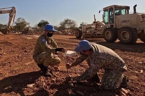 Đội Công binh Việt Nam triển khai nhiều công trình trong năm mới