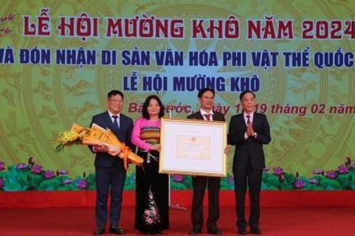 Lễ hội Mường Khô được công nhận là Di sản văn hóa phi vật thể quốc gia