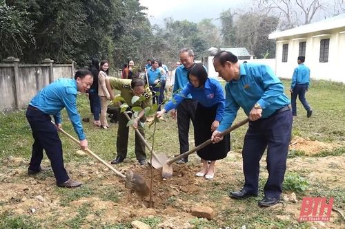 LĐLĐ huyện Như Xuân phát động 'Tết trồng cây đời đời nhớ ơn Bác Hồ' xuân Giáp Thìn 2024