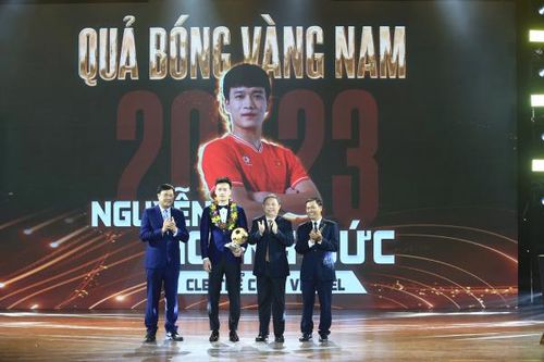 Nguyễn Hoàng Đức giành giải Quả bóng vàng Việt Nam 2023