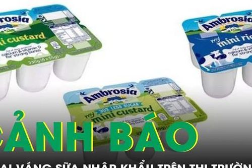 Bộ Y tế cảnh báo không dùng 3 loại váng sữa nhập khẩu
