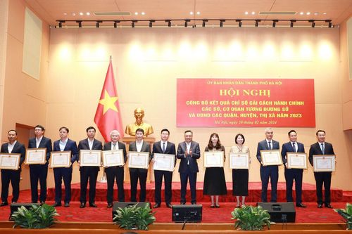 Hà Nội công bố kết quả chỉ số cải cách hành chính năm 2023