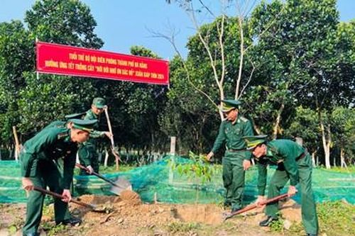 Bộ đội Biên phòng thành phố Đà Nẵng phát động 'Tết trồng cây đời đời nhớ ơn Bác Hồ'