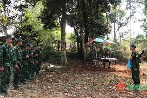 Bộ đội Biên phòng tỉnh Đắk Nông tổ chức Hội thi công tác chuẩn bị huấn luyện năm 2024
