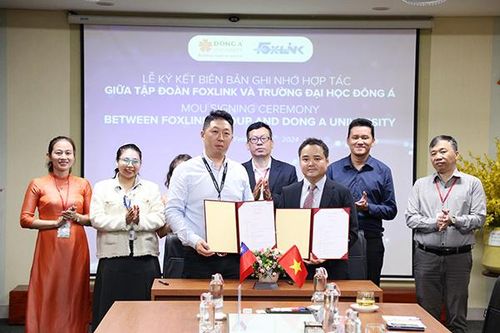 Đại học Đông Á hợp tác đào tạo, cung ứng nhân lực công nghệ cao cho Foxlink