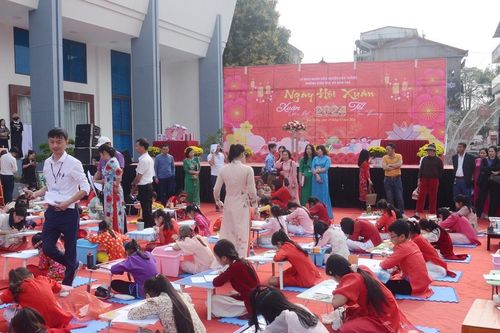 Sôi nổi Ngày hội xuân 2024 của học sinh Bảo Thắng