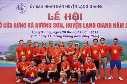 Bắc Giang: Lạng Giang lần đầu tổ chức lễ hội 'Mở cửa rừng' tại đền Chúa Then, xã Hương Sơn