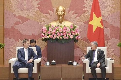 Phó Chủ nhiệm Ủy ban Đối ngoại Đôn Tuấn Phong tiếp Đại sứ Hungary tại Việt Nam
