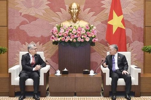 Phó Chủ nhiệm Ủy ban Đối ngoại Đôn Tuấn Phong tiếp Đại sứ Ba Lan tại Việt Nam