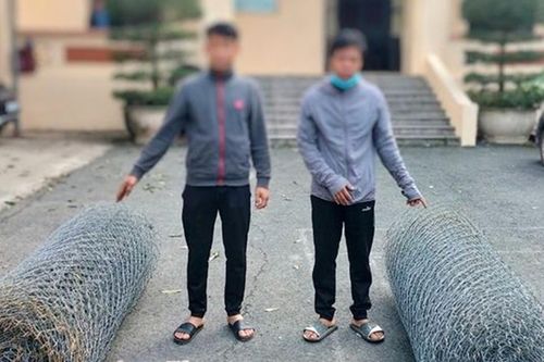 Bắt 2 đối tượng trộm cắp hơn 1 tạ dây thép B40