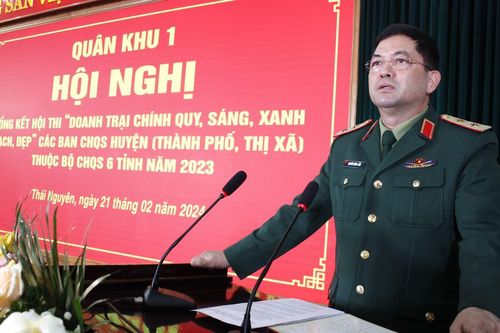 Quân khu 1 tổng kết Hội thi 'Doanh trại chính quy, sáng, xanh, sạch, đẹp'
