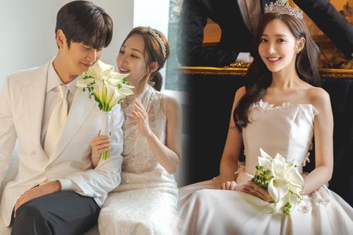 Park Min Young chính thức mặc lên xe hoa về nhà chồng, nhan sắc cô dâu chuẩn nữ thần quốc dân