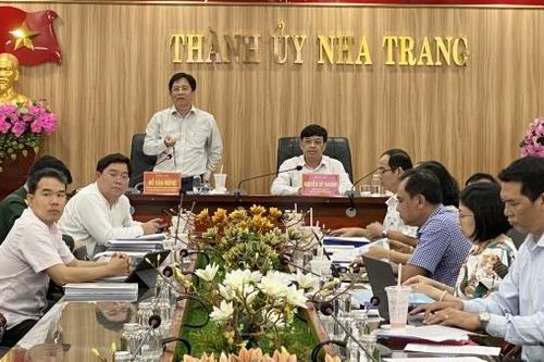 Thường trực Thành ủy Nha Trang: Cho ý kiến 2 đồ án quy hoạch và điều chỉnh quy hoạch phân khu