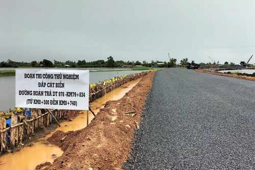Khả quan trong sử dụng cát biển làm vật liệu đắp nền đường